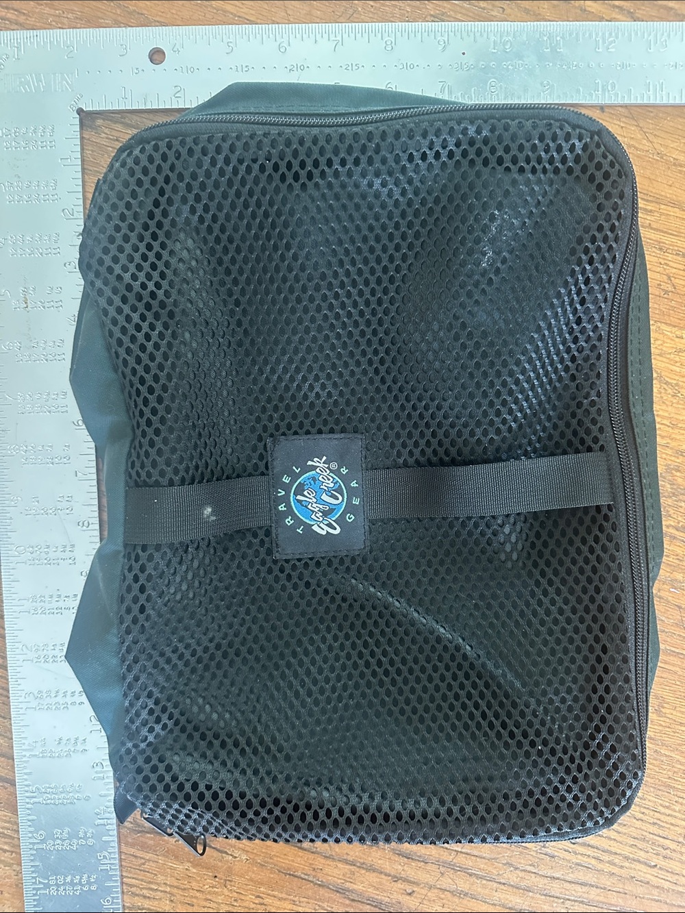 Black Mesh Pouch - Travel Organizer